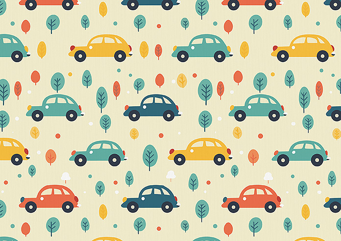 Leafy Lane, Carnival - Twist&Fit Roman Blind - Image 7